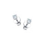 Diamond Stud Earrings 0.10ct G/SI Quality in 18k White Gold