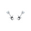 Diamond Stud Earrings 0.20ct Premium Quality in 18K White Gold - All Diamond
