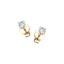 Diamond Stud Earrings 0.30ct Premium Quality in 18K Yellow Gold - All Diamond