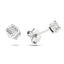 Diamond Stud Earrings 0.40ct Look G/SI Quality in 9k White Gold 3.6mm - All Diamond