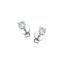 Diamond Stud Earrings 0.40ct Premium Quality in 18K White Gold