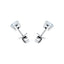 Diamond Stud Earrings 1.40ct Premium Quality in 18K White Gold - All Diamond