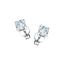 Diamond Stud Earrings 2.00ct Premium Quality in 18K White Gold