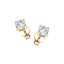 Diamond Stud Earrings 2.00ct Premium Quality in 18K Yellow Gold - All Diamond