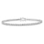 Diamond Tennis Bracelet 3.00ct Look G/SI Quality Set in Silver