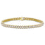 Diamond Tennis Bracelet 3.30ct G-SI in 18k Yellow Gold - All Diamond