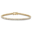 Diamond Tennis Bracelet 5.00ct G-SI in 18k Yellow Gold - All Diamond