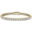 Fancy Diamond Tennis Bracelet 6.00ct G/SI in 18k Yellow Gold