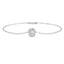 Halo Diamond Bracelet 0.15ct G/SI Quality in 18k White Gold - All Diamond
