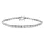 Illusion Diamond Tennis Bracelet 0.50ct G/SI in 9k White Gold - All Diamond