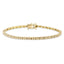 Illusion Diamond Tennis Bracelet 0.50ct G/SI in 9k Yellow Gold - All Diamond