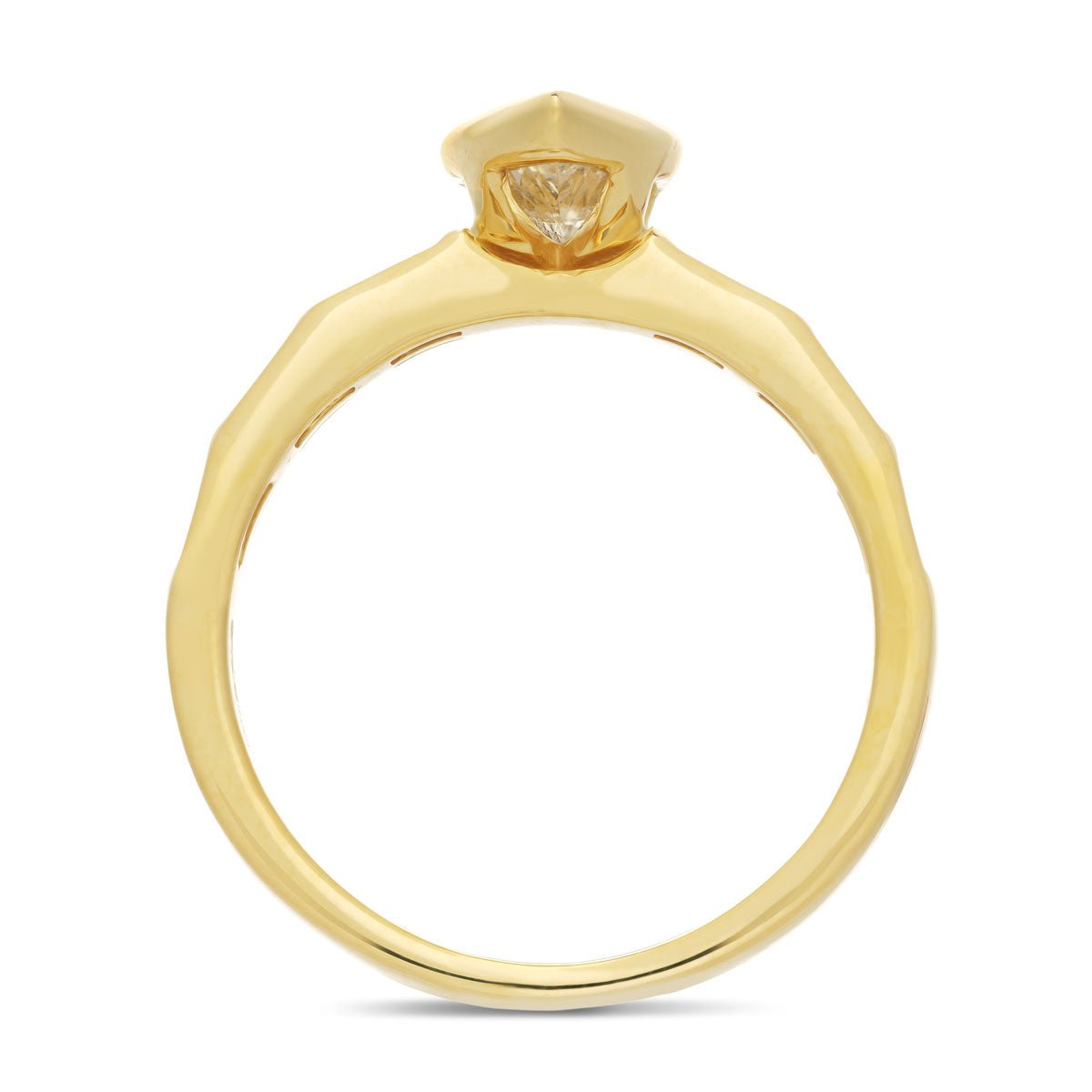 Marquise Diamond Engagement Ring 2.60ct E/VS 18k Yellow Gold - All Diamond