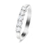 Platinum 5 Stone Diamond Eternity Ring 0.50ct in G/SI Quality