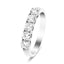 Platinum 5 Stone Diamond Eternity Ring 0.80ct in G/SI Quality