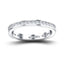 Princess Channel Diamond Full Eternity Ring 1.00ct in Platinum - All Diamond