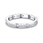 Princess Channel Diamond Full Eternity Ring 1.50ct 18k White Gold - All Diamond