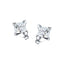Princess Diamond Stud Earrings 2.00ct G/SI Quality in 18k White Gold