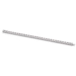 Round & Baguette Diamond Bracelet 7.15ct G-SI in 18k White Gold - All Diamond