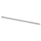 Round & Baguette Diamond Bracelet 7.15ct G-SI in 18k White Gold - All Diamond