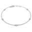 Round Diamond Chain Bracelet 0.12ct G/SI in 18k White Gold - All Diamond