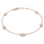 Round Diamond Chain Bracelet 0.40ct G/SI in 18k Rose Gold