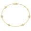 Round Diamond Chain Bracelet 0.55ct G/SI in 18k Yellow Gold