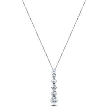 Drop diamond sale pendant