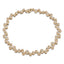 Rub Over Diamond Tennis Bracelet 1.40ct G/SI in 18k Rose Gold