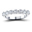 Seven Stone Diamond Ring with 0.75ct G/SI Quality in 18k White Gold - All Diamond