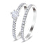 Six Claw Diamond Engagement & Wedding Ring 0.75ct G/SI in Platinum - All Diamond