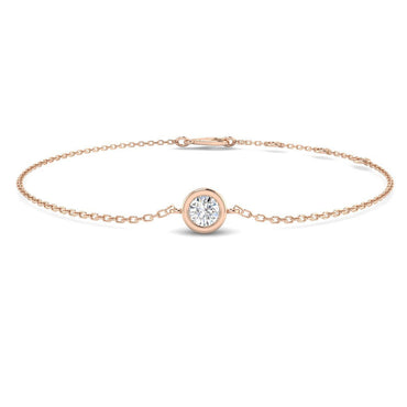 Oval Diamond Solitaire Bracelet – zivar.in