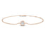 Solitaire Diamond Bracelet 0.20ct G/SI Quality in 18k Rose Gold - All Diamond