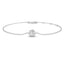 Solitaire Diamond Bracelet 0.20ct G/SI Quality in 18k White Gold