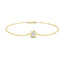 Solitaire Diamond Bracelet 0.20ct G/SI Quality in 18k Yellow Gold - All Diamond