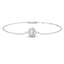 Solitaire Diamond Bracelet 0.50ct G/SI Quality in 18k White Gold - All Diamond