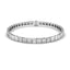 Square Linked Diamond Bracelet 0.50ct G/SI in 18k White Gold - All Diamond