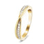 Twist Diamond Eternity Ring 0.10ct G/SI Quality in 9k Yellow Gold
